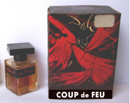 COUP De FEU by MARQUAY Paris Antique Crystal Perfume 
