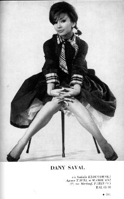 Dany Saval Annuaire du spectacle 1960